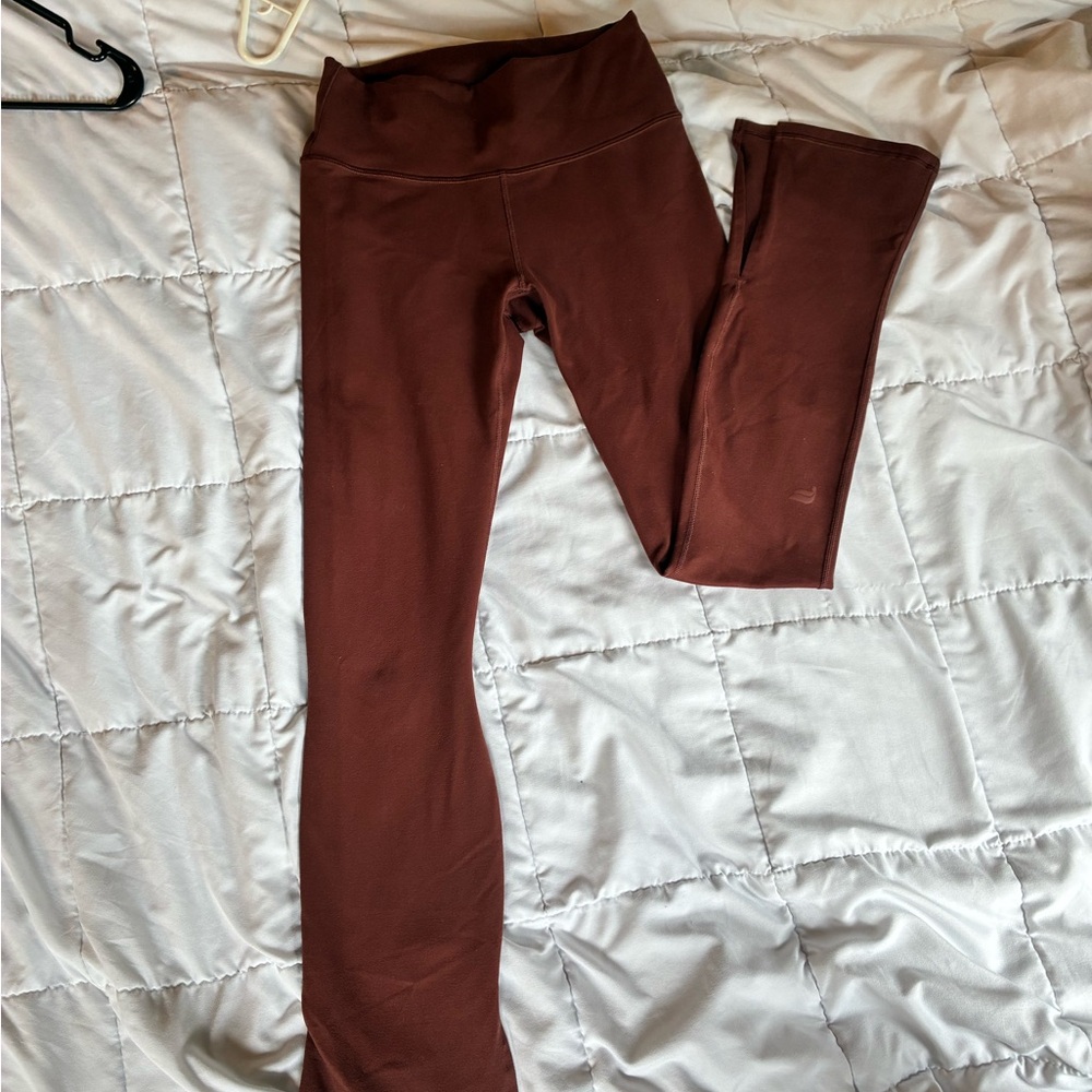 Fabletics PowerHold Leggings in Rich Brown